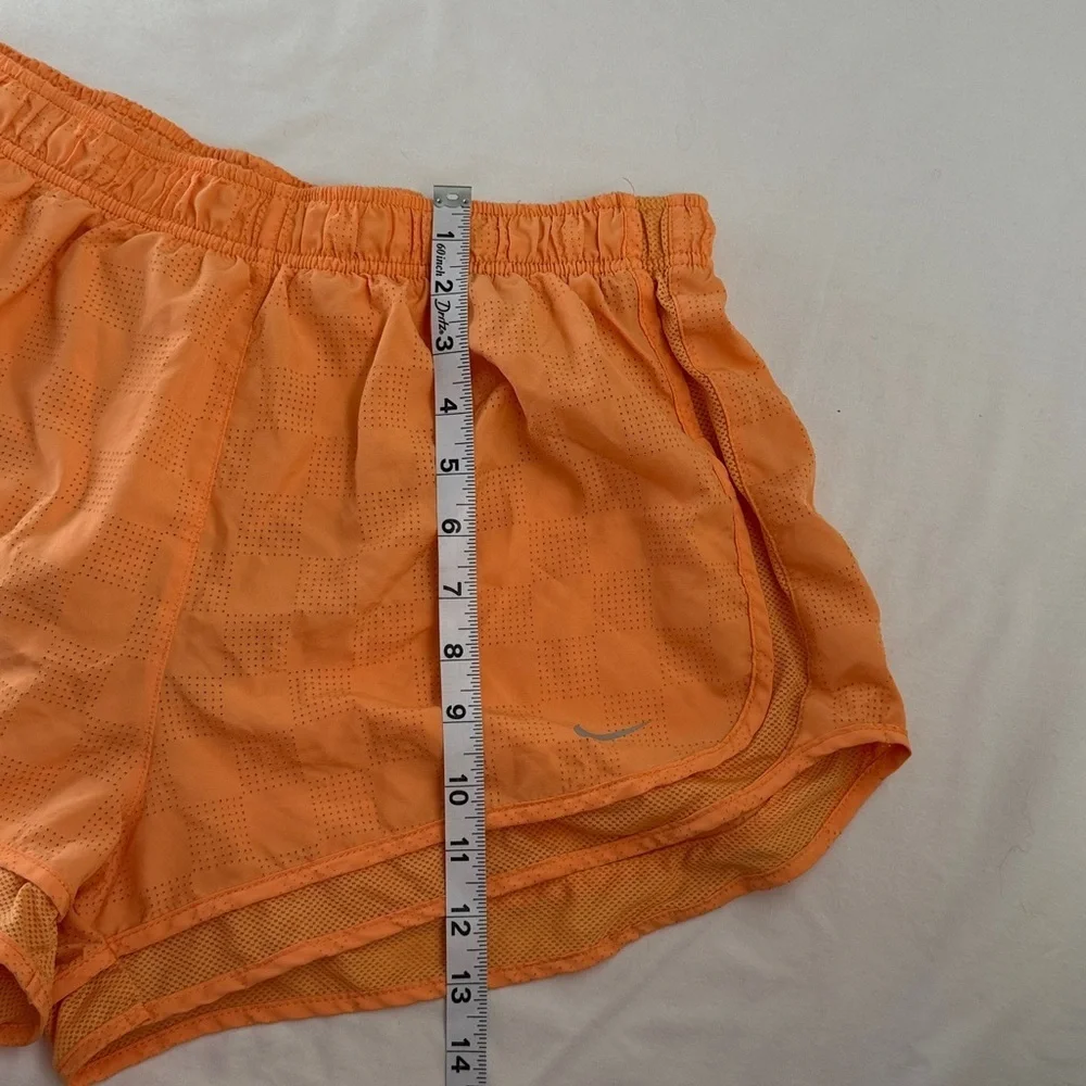 Nike Women's Vibrant Orange Athletic Shorts